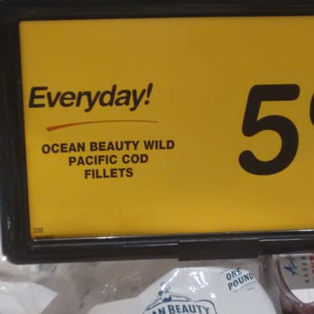 Safeway - Decent deal on frozen cod $5 per pound.  Product of China got me worried, though. - Grocery Near Me - Fremont, California