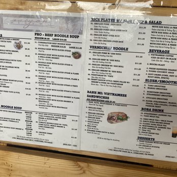 Saigon Bistro - Posted menu - Vietnamese Near Me - Concord, California