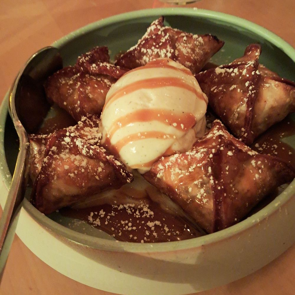 Goosefeather - Fried apple pie with ice cream - Cantonese Near Me - Tarrytown, New York Goosefeather - Fried apple pie with ice cream - Cantonese Near Me - Tarrytown, New York