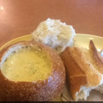 Panera Bread - Broccoli cheddar bread bowl - Salad Near Me - Michigan City, Indiana