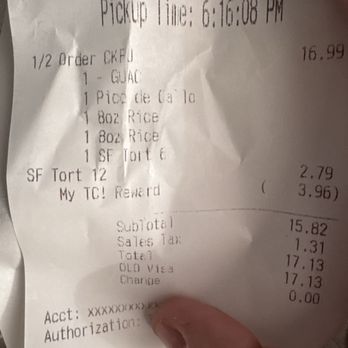 Taco Cabana - my receipt - Mexican Near Me - Austin, Texas Taco Cabana - my receipt - Mexican Near Me - Austin, Texas