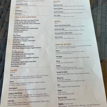 Echo & Rig - Menu for today, my birthday - Steakhouses Near Me - Las Vegas, Nevada