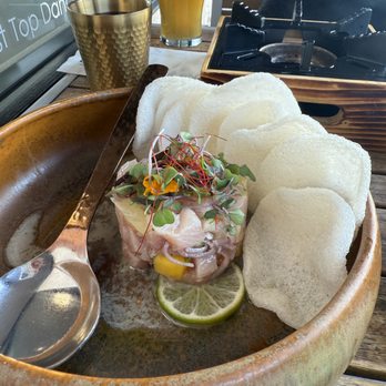 Hanuman Thai Eatery - Yellowtail Ceviche - Thai Near Me - Costa Mesa, California Hanuman Thai Eatery - Yellowtail Ceviche - Thai Near Me - Costa Mesa, California
