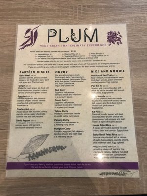 Menu photo 8 Plumeria Encinitas, CA