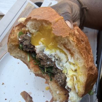 Mottley Kitchen - Sausage Egg Sammie; egg over medium - Cafes Near Me - Bronx, New York Mottley Kitchen - Sausage Egg Sammie; egg over medium - Cafes Near Me - Bronx, New York