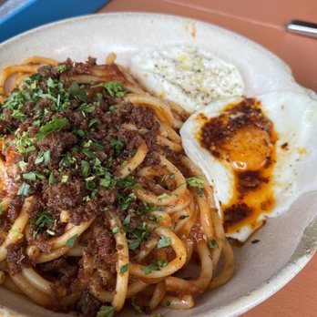 Squable - Spicy Amatriciana - Modern European Near Me - Houston, Texas