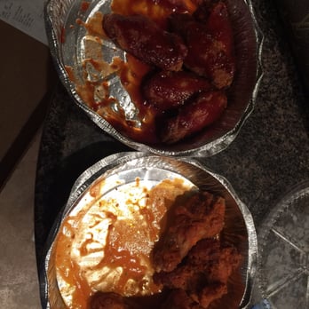Natale's Pizzeria - Half eaten orders of bbq and buffalo wings. - Pizza Near Me - Waldwick, New Jersey Natale's Pizzeria - Half eaten orders of bbq and buffalo wings. - Pizza Near Me - Waldwick, New Jersey