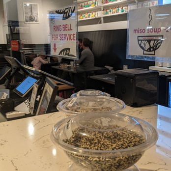 Aloha Poke - a bowl of food on a counter - Poke Near Me - Mequon, Wisconsin