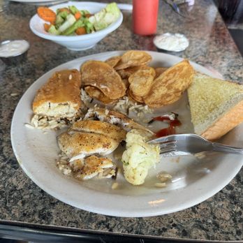 The Cove Restaurant And Bar - Fish Duo. Half... I am sharing with someone else. - New American Near Me - Boonville, Missouri The Cove Restaurant And Bar - Fish Duo. Half... I am sharing with someone else. - New American Near Me - Boonville, Missouri