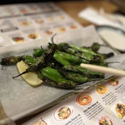 Kogane Ramen-Manhattan - Charred Shishito Peppers