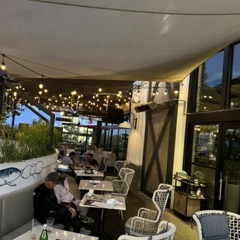 Lure Fish House - The patio is shaded with heaters. - Seafood Near Me - Porter Ranch, California Lure Fish House - The patio is shaded with heaters. - Seafood Near Me - Porter Ranch, California