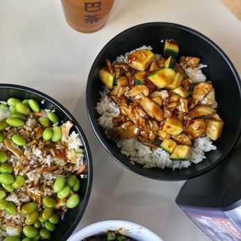 Tin Drum Asian Kitchen - Japanese Fried Rice bowl, Firecracker Stir Fry, Firecracker Cauliflower, Passion Fruit Mango Fruit Tea - Chinese Near Me - Braselton, Georgia