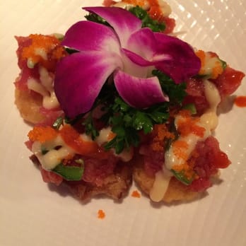 Kiku Sushi - Spicy tuna on crispy rice - Japanese Near Me - Monrovia, California Kiku Sushi - Spicy tuna on crispy rice - Japanese Near Me - Monrovia, California