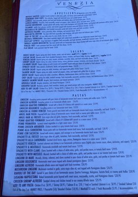 Menu photo 8 Venezia Sarasota, FL Menu photo 8 Venezia Sarasota, FL