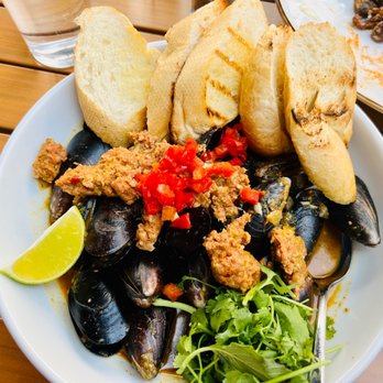 Block & Bottle - Your body deserves nourishment, care and kindness. Feed it these mussels with chorizo for extra protein. - American Near Me - Castle Rock, Colorado