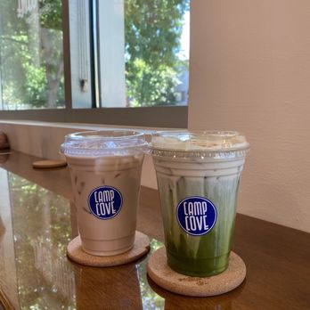 Camp Cove - Iced chai latte & iced honeycomb matcha - Cafes Near Me - Sacramento, California
