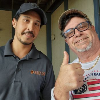 Alley Cat Rodent Exclusion - Miro and me after his advice - Pest Control Near Me - Berkeley, California Alley Cat Rodent Exclusion - Miro and me after his advice - Pest Control Near Me - Berkeley, California