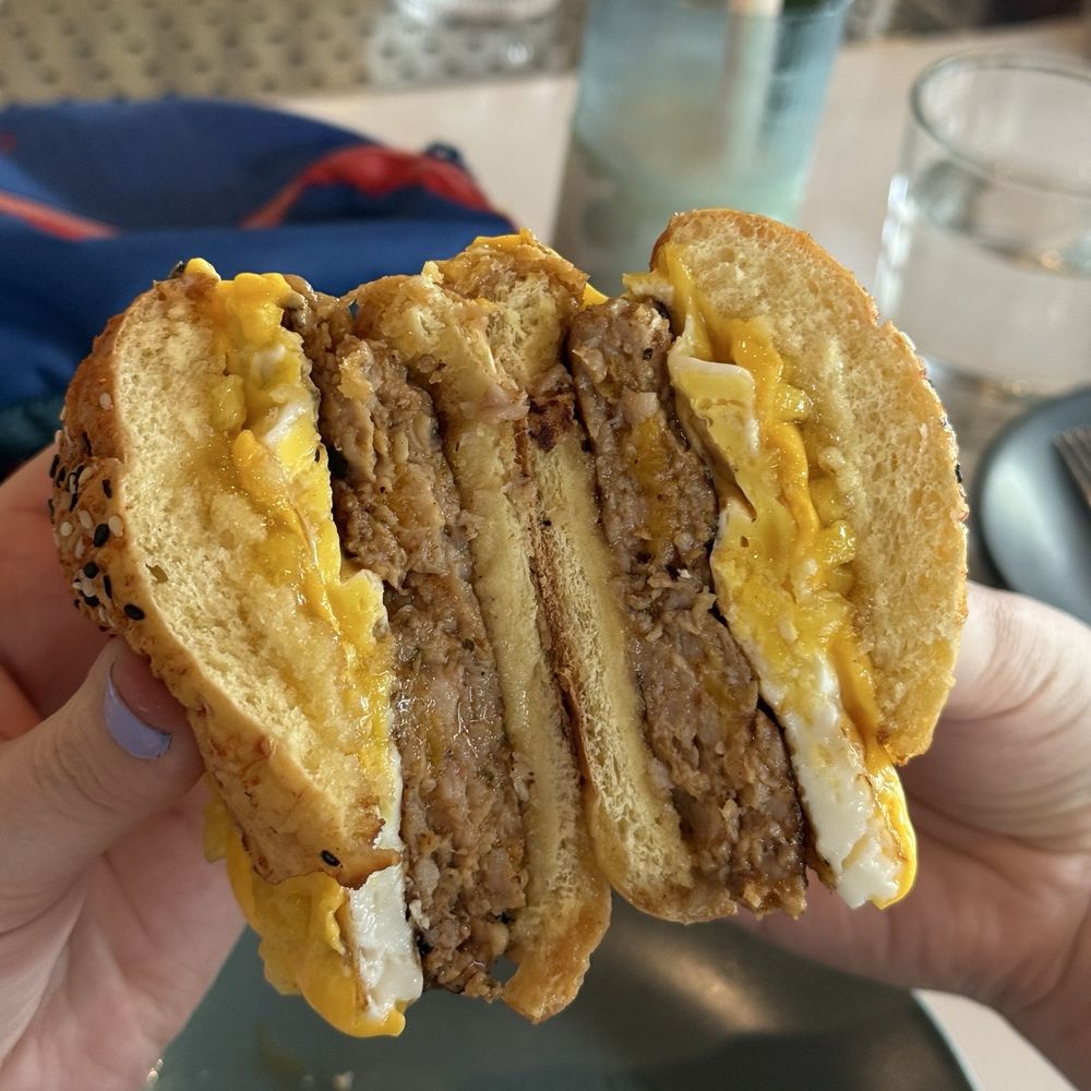 Yellowbelly - Breakfast sandwich inside - New American Near Me - St. Louis, Missouri Yellowbelly - Breakfast sandwich inside - New American Near Me - St. Louis, Missouri