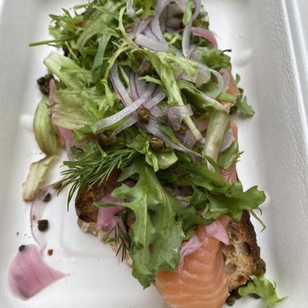 Manresa Bread - Salmon Tartine - Breakfast & Brunch Near Me - Campbell, California Manresa Bread - Salmon Tartine - Breakfast & Brunch Near Me - Campbell, California