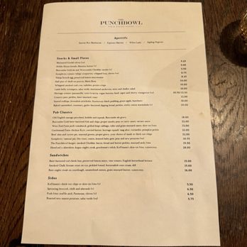 The Punchbowl - Menu - Pubs Near Me - Mayfair, XGL The Punchbowl - Menu - Pubs Near Me - Mayfair, XGL