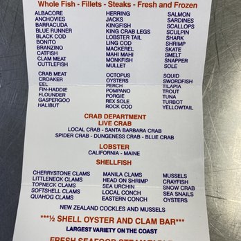 Quality Seafood - Most of the seafood offerings - Seafood Markets Near Me - Redondo Beach, California
