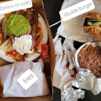 The Spot - Nachos, large fries and double hamburger - American Near Me - Carpinteria, California The Spot - Nachos, large fries and double hamburger - American Near Me - Carpinteria, California