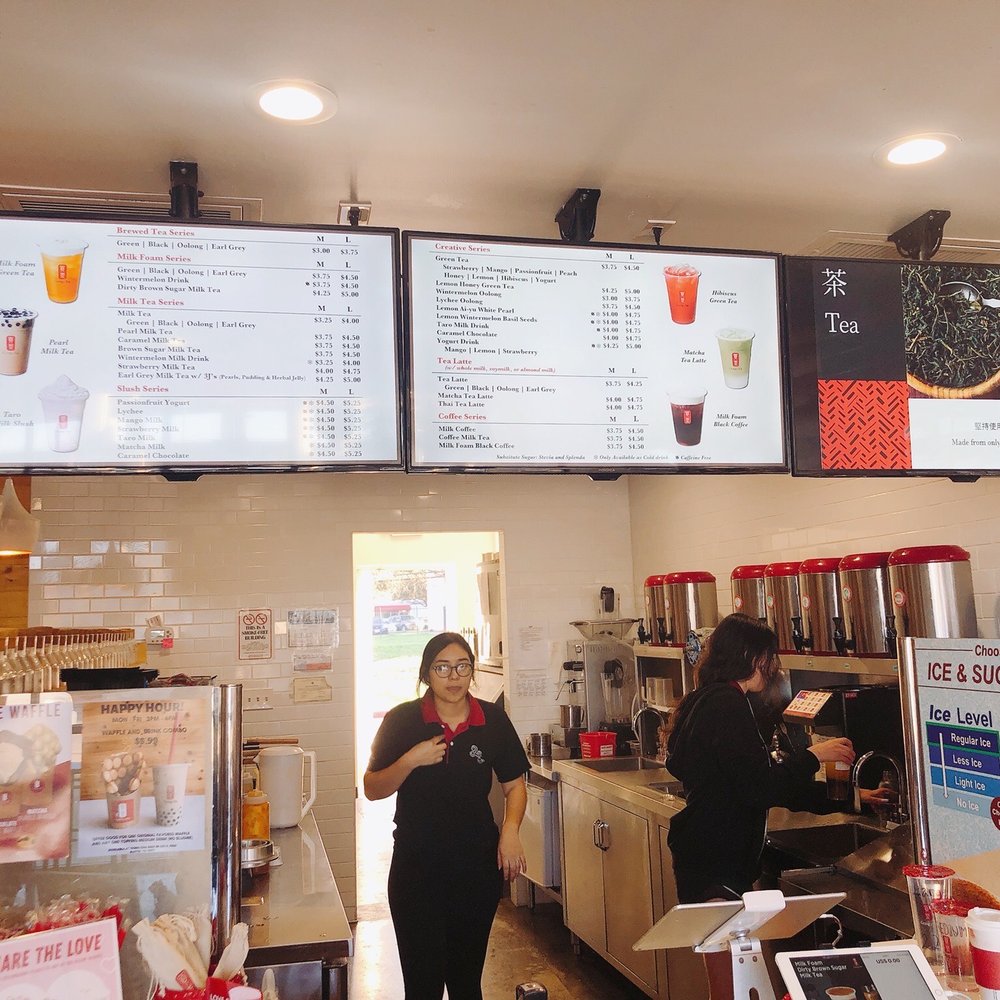 Gong Cha - Menu, inside, front counter - Bubble Tea Near Me - Austin, Texas Gong Cha - Menu, inside, front counter - Bubble Tea Near Me - Austin, Texas