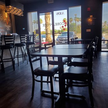 Cork & Fork - The eating area - New American Near Me - Indio, California