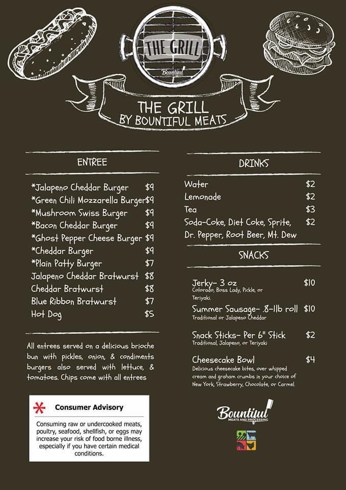 THE GRILL BY BOUNTIFUL MEATS La Jara, CO Yelp