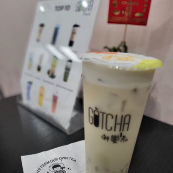 Gotcha Tea - Oolong milk tea - Coffee & Tea Near Me - Costa Mesa, California