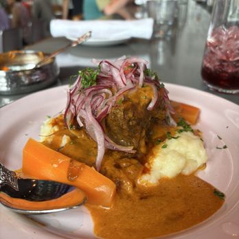 Rosa y Marigold - Short rib with pepper mole and potatoes - Peruvian Near Me - Boston, Massachusetts