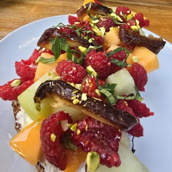 Republique - Omg soooo good. Ricotta toast - French Near Me - Los Angeles, California