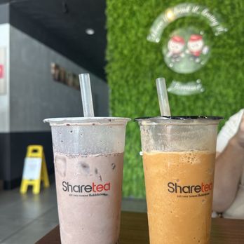 Sharetea - Cocoa lover & Thai ice blended (without boba) - Bubble Tea Near Me - Torrance, California