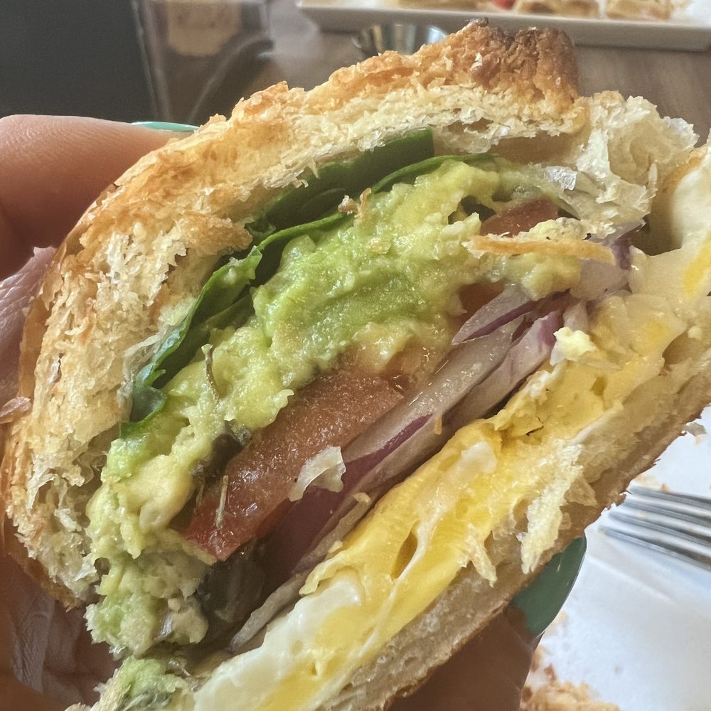 Baldwin Perk - Breakfast Croissant Sandwich - Cafes Near Me - Orlando, Florida