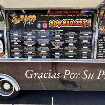 Taco Feliz - Menu - Food Trucks Near Me - Galt, California Taco Feliz - Menu - Food Trucks Near Me - Galt, California
