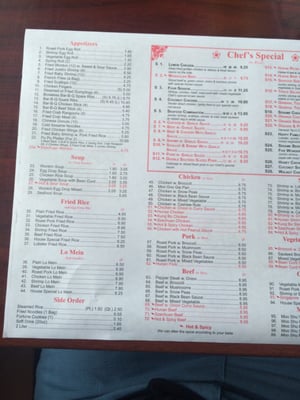 Menu photo 2 Great Wall Chinese Restaurant Mount Pleasant, PA Menu photo 2 Great Wall Chinese Restaurant Mount Pleasant, PA