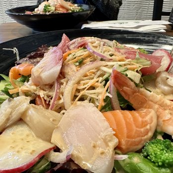 Miyabi Uni - Sashimi Salad - Japanese Near Me - Torrance, California Miyabi Uni - Sashimi Salad - Japanese Near Me - Torrance, California