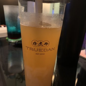 Truedan - a drink in a glass with a straw - Bubble Tea Near Me - Calgary, Alberta Truedan - a drink in a glass with a straw - Bubble Tea Near Me - Calgary, Alberta