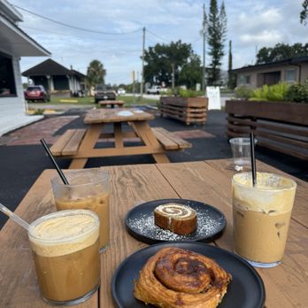 True Coffee - Brown butter croissant and pumpkin roll - Coffee & Tea Near Me - Apopka, Florida