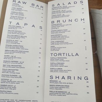 Level 6 - Brunch Menu - Lounges Near Me - Miami, Florida