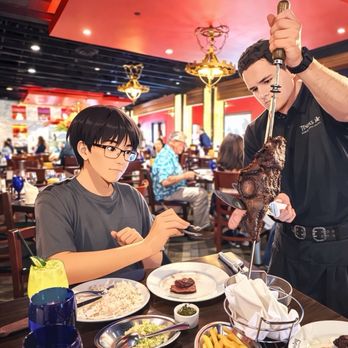 Texas de Brazil - Irvine - Enjoying Texas de Brazil - Brazilian Near Me - Irvine, California Texas de Brazil - Irvine - Enjoying Texas de Brazil - Brazilian Near Me - Irvine, California