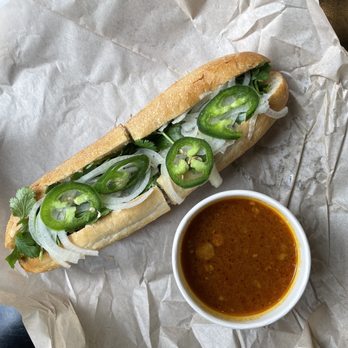 East Borough - B Kho Beef Stew Baguette (TikTok: @justandyvu) - Vietnamese Near Me - Costa Mesa, California