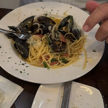 Cucina Moderna - What's left of mussels. Didn't take picture when food arrived. Smelled too good to wait! - Pizza Near Me - Miramar, Florida Cucina Moderna - What's left of mussels. Didn't take picture when food arrived. Smelled too good to wait! - Pizza Near Me - Miramar, Florida