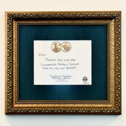 Thank you to the Director of the US Mint, Ventris C. Gibson.
