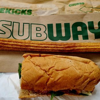 Subway - Classic Tuna 6" w/new Churro Sidekick sweet treat! ~ 6.26.24 - Sandwiches Near Me - Long Island City, New York