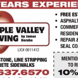 Apple Valley Paving - Mention this ad for 10% discount