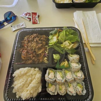 Sushi on the Run - Bento Box/Bulogi - Korean Near Me - Rancho Mirage, California