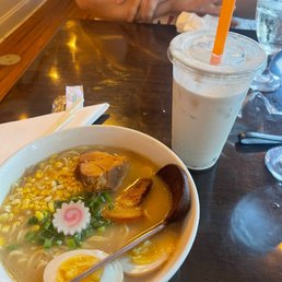 Tonkotsu (Pork Broth) Ramen Vanilla Boba Tonkotsu (Pork Broth) Ramen Vanilla Boba
