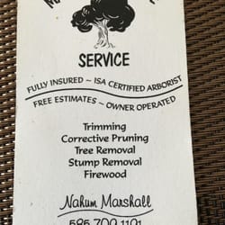 Marshall's Tree Service