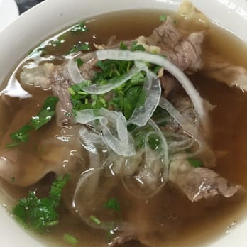 Pho Luc Lac - Small pho with fatty brisket, brisket and flank - Vietnamese Near Me - Houston, Texas
